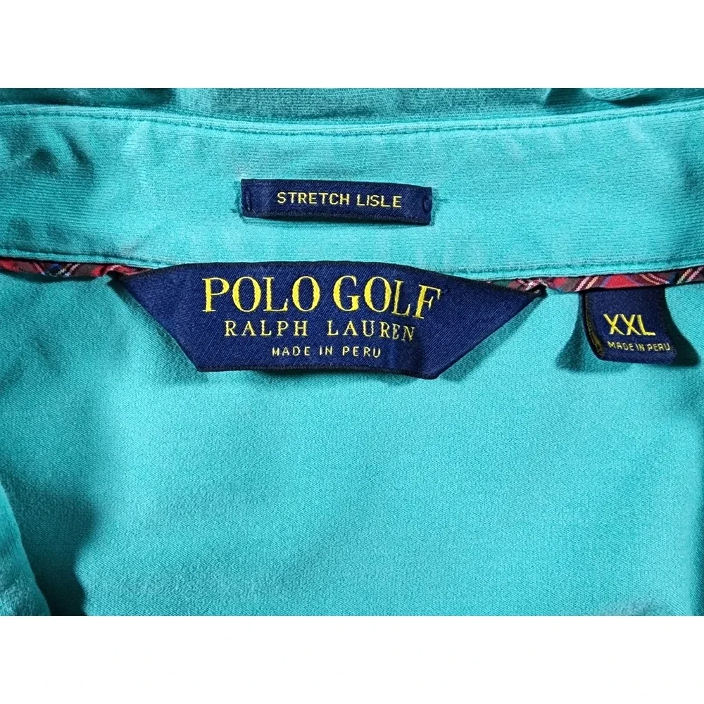 Ralph Lauren Polo Golf Men's Shirt, Size 2XL, Green, Short Sleeve, Logo, XXL